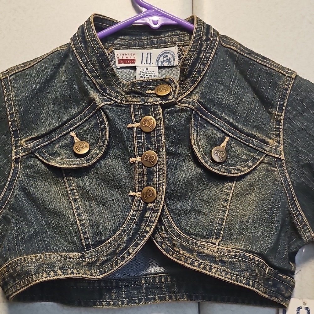 Stylish Kids Denim Jean Jacket - Picture 3 of 5